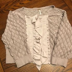 Free People Cropped Sweater